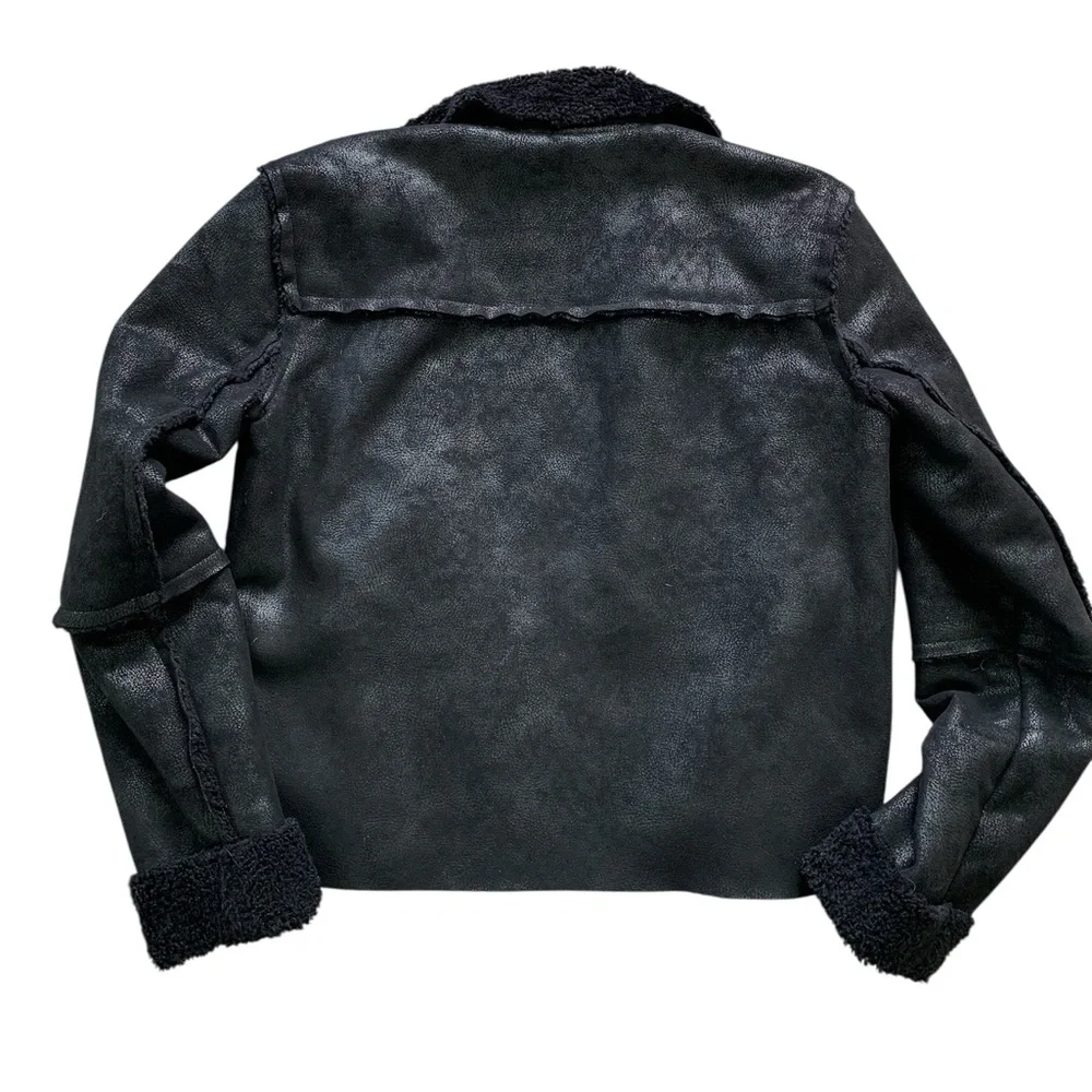 SPLENDID Black Teddy Jacket size medium - Picture 2 of 8